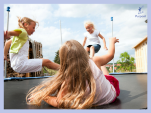 Picofgirlsontrampoline